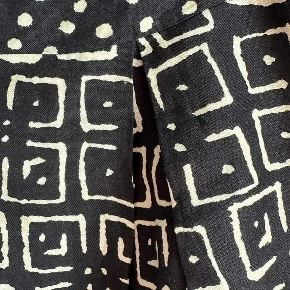 Sherry Taylor Ethnic Print Blue and White Skirt Size Medium - Picture 5 of 9